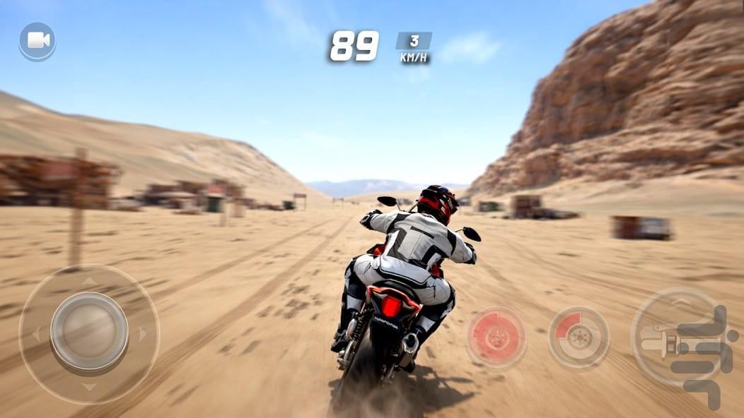 بازی موتور بازی در خیابان - Gameplay image of android game