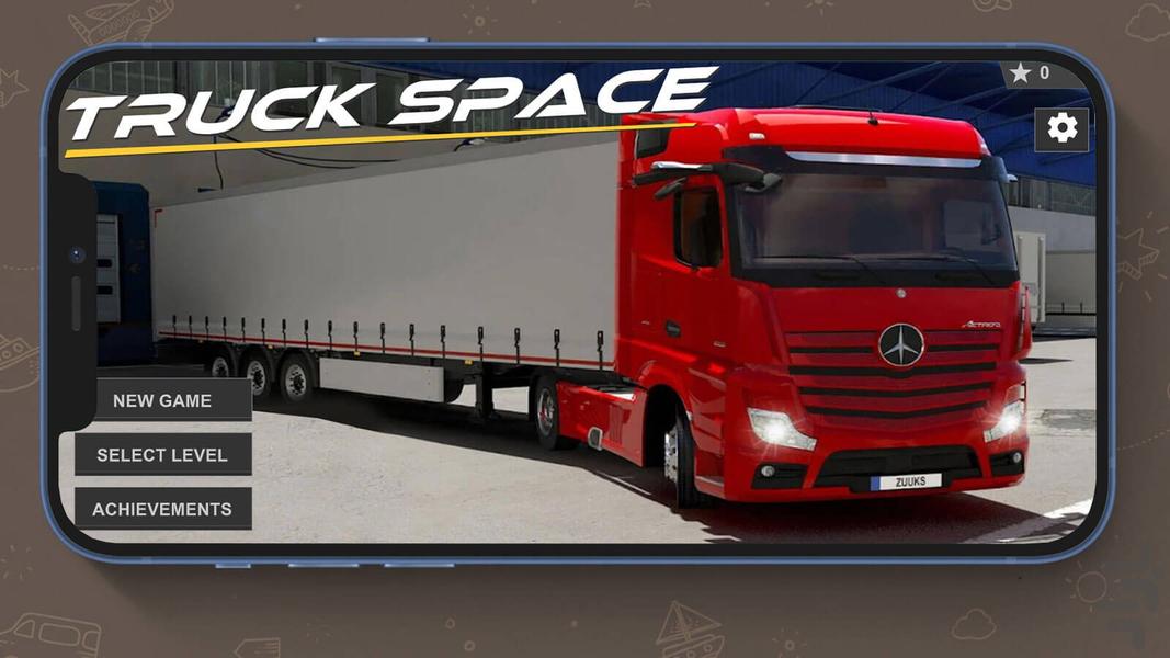 Truck parking game - Gameplay image of android game