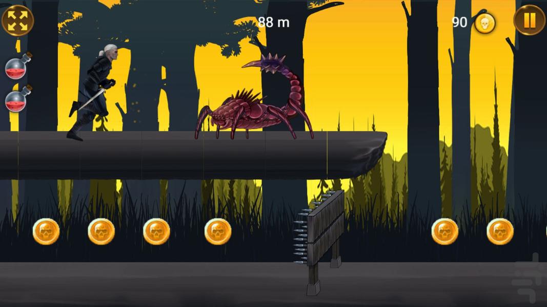 بازی ویچر - Gameplay image of android game