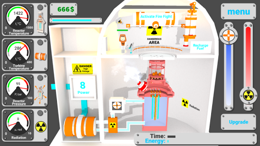 Nuclear Power Reactor inc - in - Gameplay image of android game