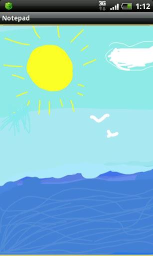 Notepad - Image screenshot of android app