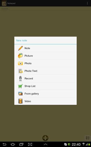 Notepad - Image screenshot of android app