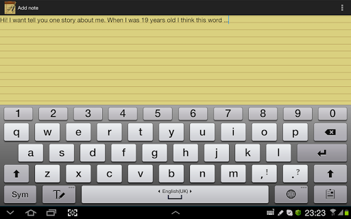 Notepad - Image screenshot of android app