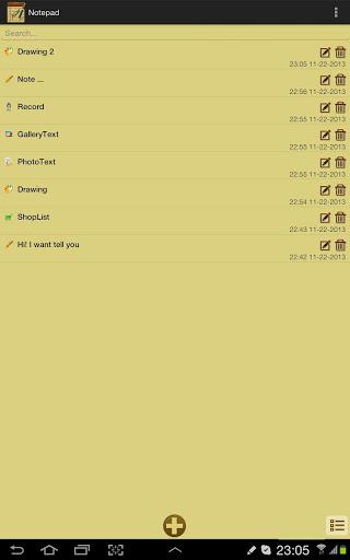 Notepad - Image screenshot of android app
