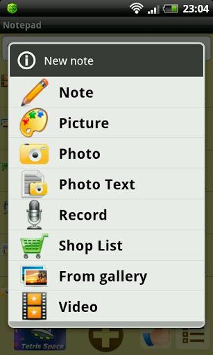 Notepad - Image screenshot of android app