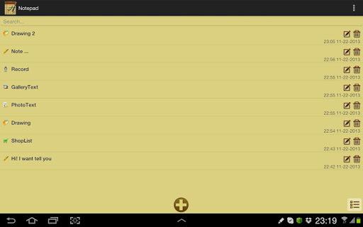 Notepad - Image screenshot of android app