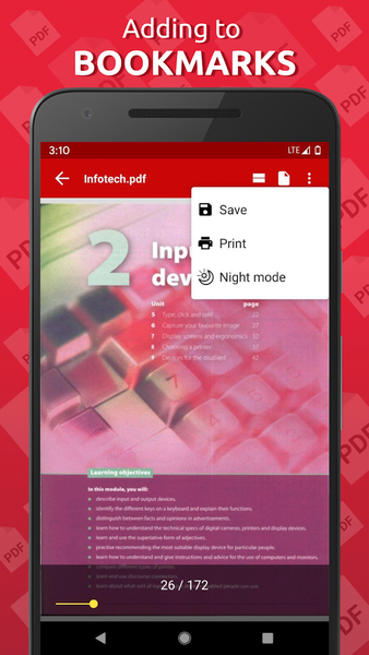 Simple PDF Reader - عکس برنامه موبایلی اندروید