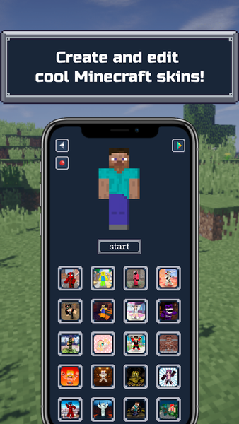 Skin Maker for Minecraft - عکس برنامه موبایلی اندروید