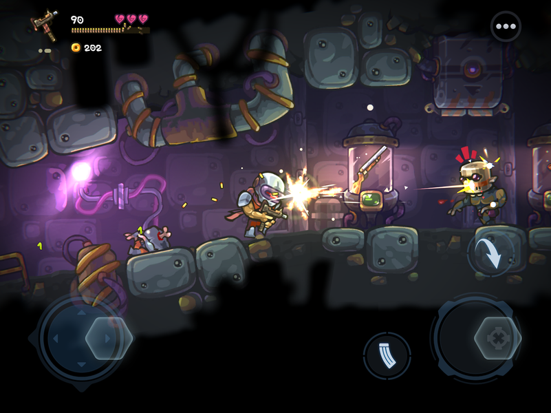Zombotron Re-Boot - Gameplay image of android game