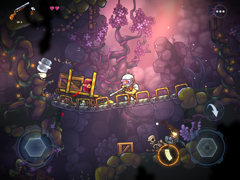 Zombotron Re-Boot - Gameplay image of android game