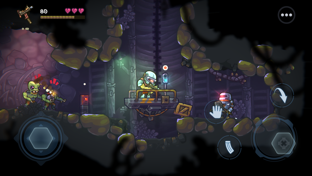 Zombotron Re-Boot - Gameplay image of android game