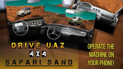 Drive UAZ 4x4 Safari Sand - Image screenshot of android app