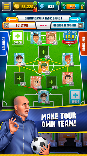Soccer Academy Simulator - عکس بازی موبایلی اندروید