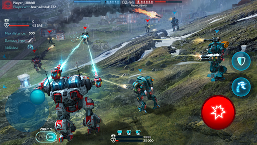 Robot Warfare: PvP Mech Battle - Gameplay image of android game