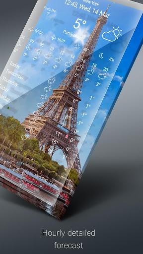 Paris Weather Live Wallpaper - Image screenshot of android app