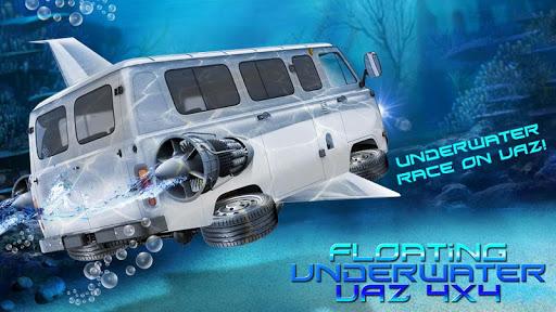 Floating Underwater UAZ 4x4 - Gameplay image of android game