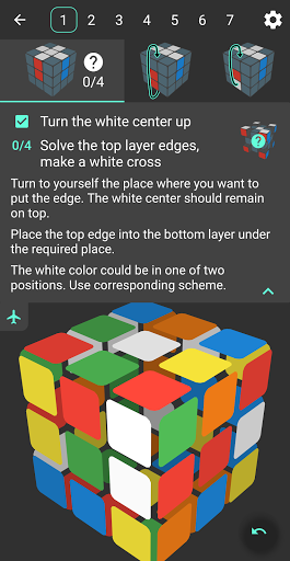 MagicPL > Rubik's Cube Play+Learn - Gameplay image of android game