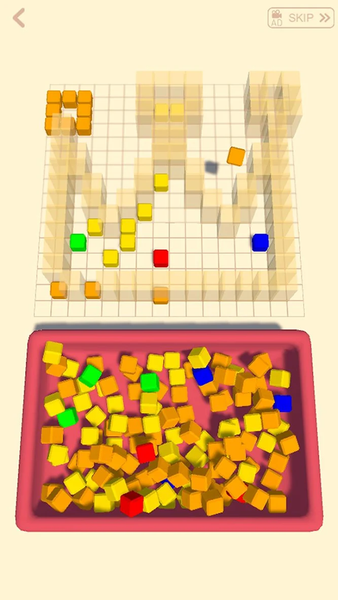 Cubes Art - Assemble object un - عکس بازی موبایلی اندروید