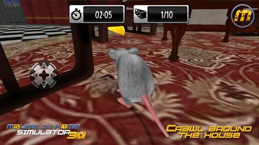 Mouse in Home Simulator 3D - Gameplay image of android game