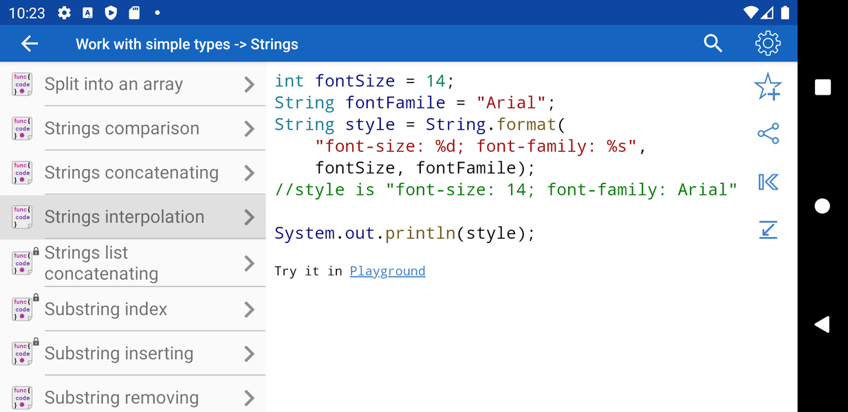 Java Recipes - عکس برنامه موبایلی اندروید