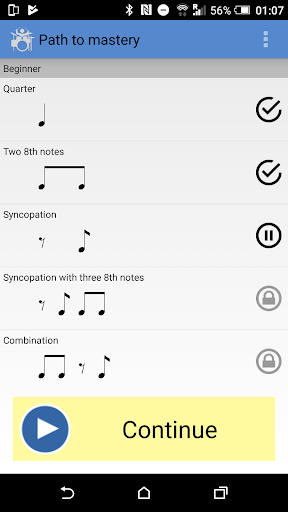 Rhythm Trainer - Image screenshot of android app
