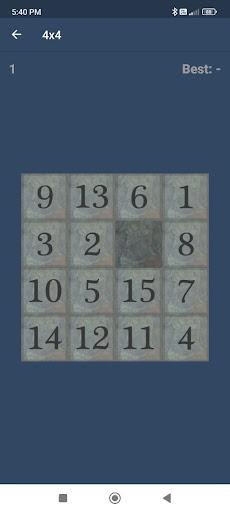 Puzzle 15 - Gameplay image of android game