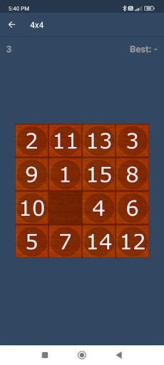 Puzzle 15 - Gameplay image of android game