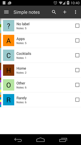 MobiNotes - Image screenshot of android app