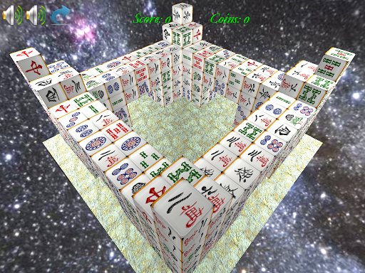 Mahjong ۳D Cube Solitaire - عکس بازی موبایلی اندروید