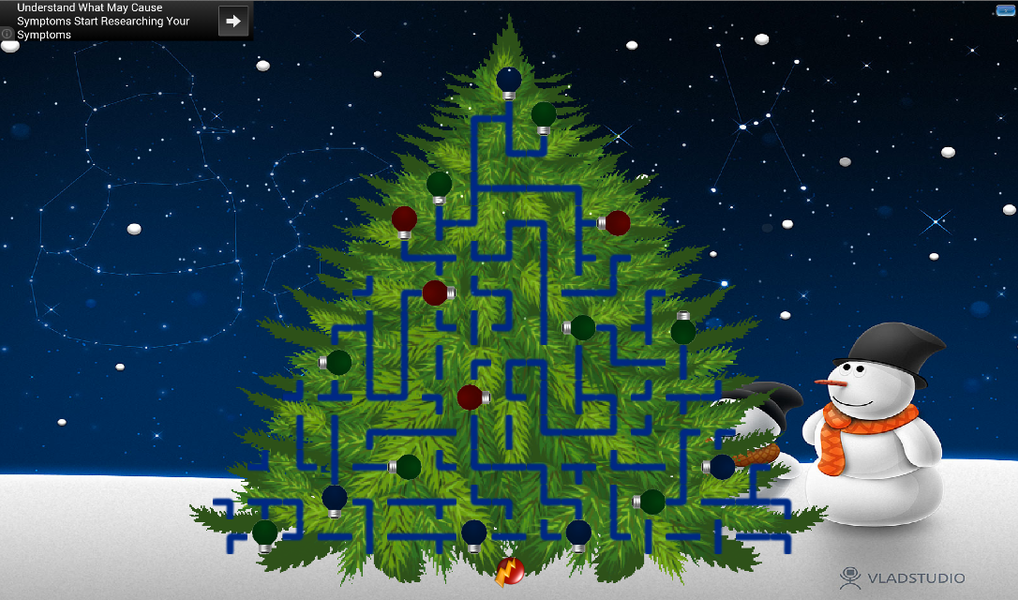 Xmas Tree Light Up - Gameplay image of android game
