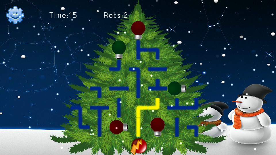Xmas Tree Light Up - Gameplay image of android game