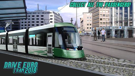 Drive Euro Tram 2022 - Gameplay image of android game