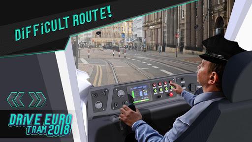 Drive Euro Tram 2022 - Gameplay image of android game