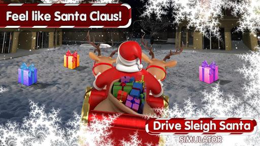 Drive Sleigh Santa Simulator - Image screenshot of android app