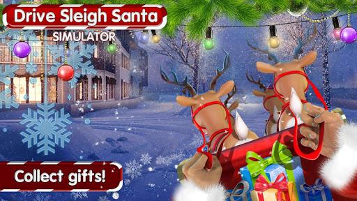 Drive Sleigh Santa Simulator - Image screenshot of android app