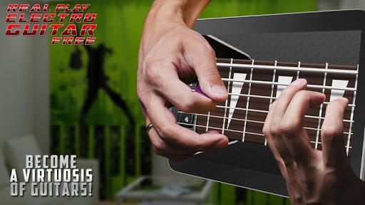 Real Play Electro Guitar Game - Gameplay image of android game