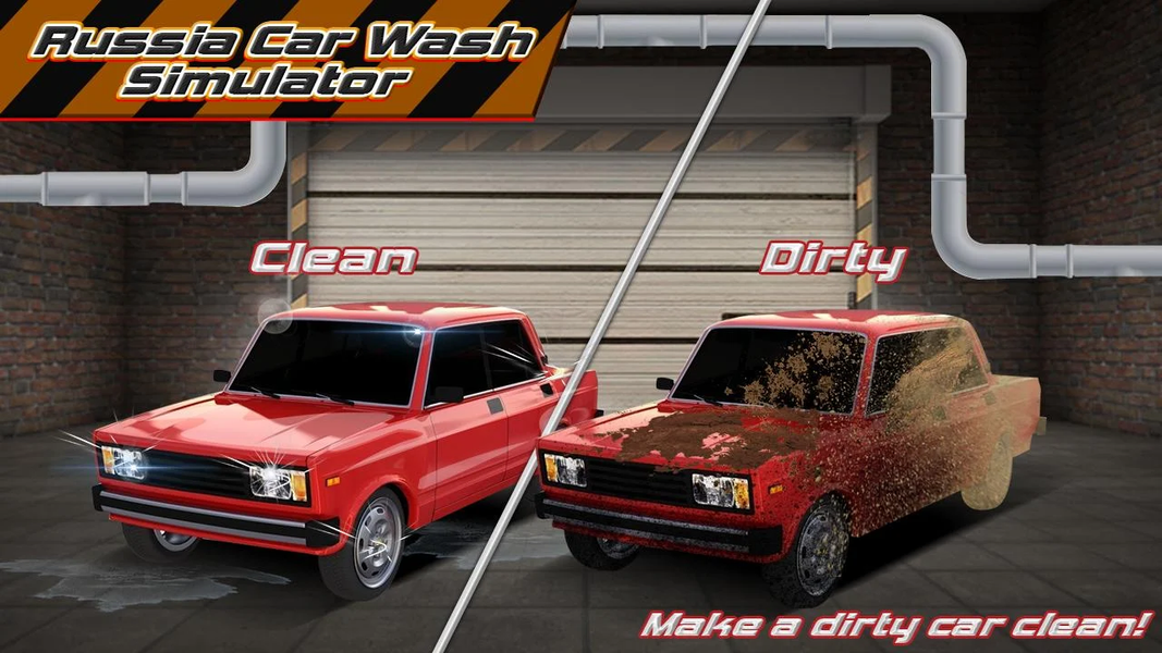 Russia Car Wash Simulator - Gameplay image of android game