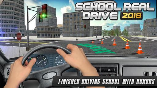 School Real Drive 2022 - Gameplay image of android game