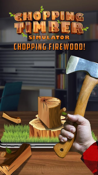 Simulator Chopping Timber - Gameplay image of android game