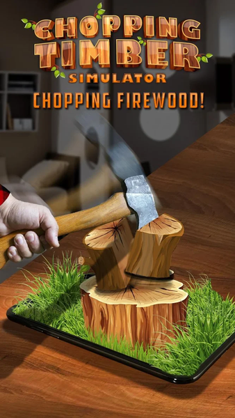 Simulator Chopping Timber - Gameplay image of android game