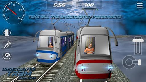 Underwater Tram Simulator - Gameplay image of android game
