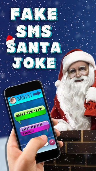 Fake SMS Santa Joke - عکس بازی موبایلی اندروید
