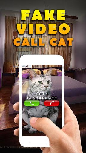 Fake Video Call Cat - Gameplay image of android game