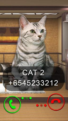 Fake Video Call Cat - عکس بازی موبایلی اندروید