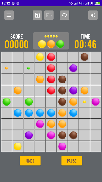 Lines Classic - Gameplay image of android game