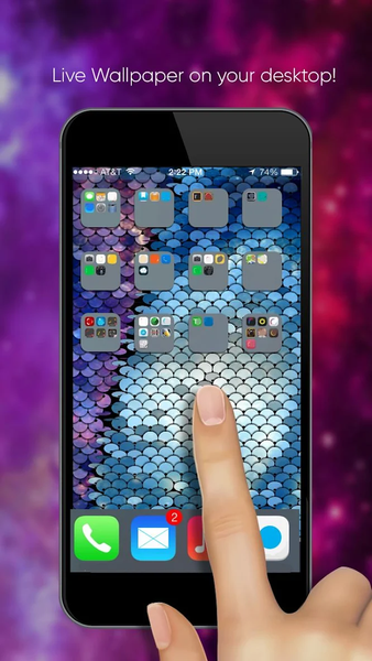 Real Sequin - Live Wallpaper - Image screenshot of android app