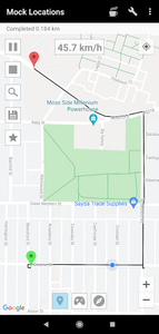 Mock Locations (fake GPS path) - عکس برنامه موبایلی اندروید