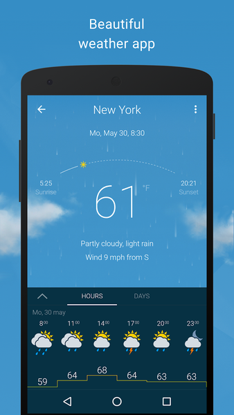 Gismeteo - عکس برنامه موبایلی اندروید