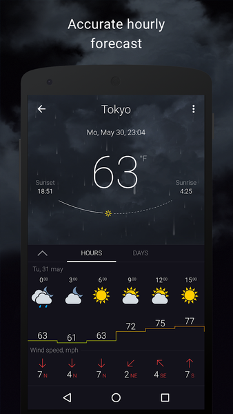 Gismeteo - عکس برنامه موبایلی اندروید