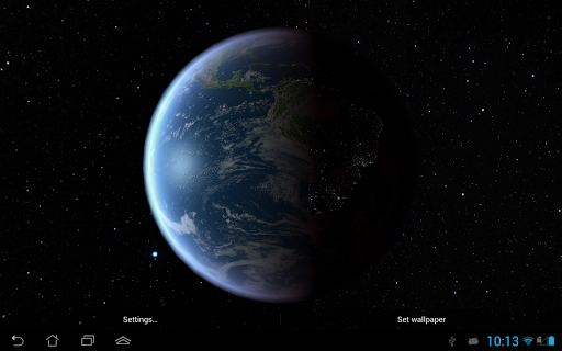 Earth HD Free Edition - Image screenshot of android app